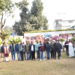 महाराज ने अपने कैम्प कार्यालय परिसर में किया ध्वजारोहण