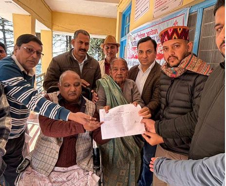 कालसी के जगाती परिवार ने जमुना कृष्ण धाम निर्माण के लिए लोक पंचायत जमुना तीर्थ समिति को विशाल भूखंड दान में दिया