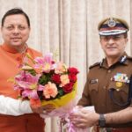 सीएम धामी से मिले नए डीजीपी दीपम सेठ