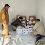 भारी मात्रा में विदेशी शराब का जखीरा बरामद