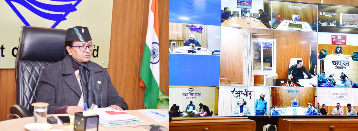 श्रीमती राधा रतूड़ी ने तहसील स्तर पर हितधारकों के साथ की गई बैठकों की रिपोर्ट का लिया अपडेट