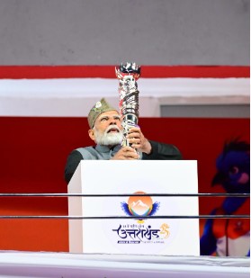 प्रधानमंत्री मोदी नें किया उत्तराखंड में 38वें राष्ट्रीय खेलों का रंगारंग शुभारंभ