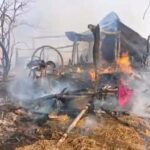 त्यूणी के खेड़ा रूपाहा में भीषण आग लगने से तीन परिवारों के मकान जलकर हुए राख 