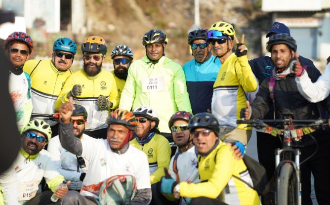  मुख्य निर्वाचन अधिकारी ने साइकिल रैली से दिया मतदाता जागरुकता का संदेश