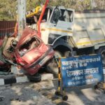 लच्छीवाला टोल प्लाजा पर डंपर ने कारों को मारी टक्कर, दो लोगों की मौत 
