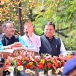 धामी सरकार के तीन साल के रोड शो में उमड़ा जनसैलाब