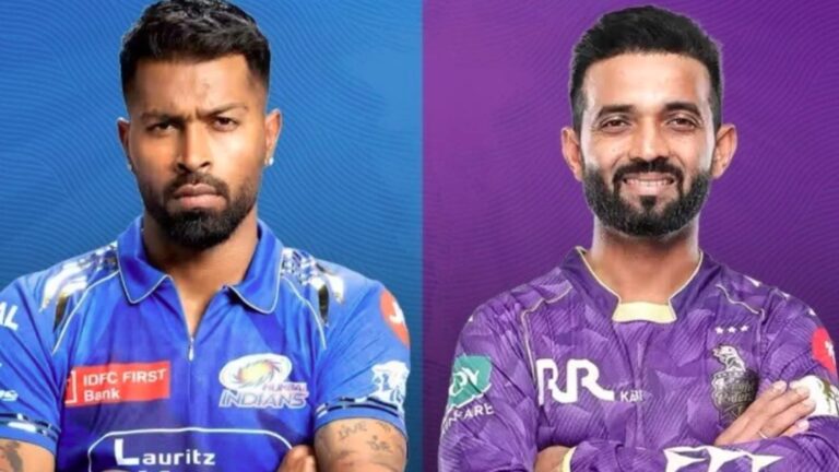 आईपीएल 2025- मुंबई इंडियंस और कोलकाता नाइट राइडर्स के बीच मुकाबला आज 