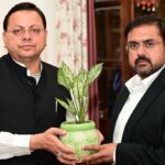 मुख्यमंत्री धामी से जम्मू-कश्मीर के कैबिनेट मंत्री सतीश शर्मा ने की मुलाकात 