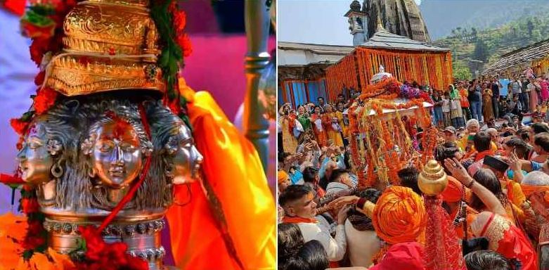केदारनाथ धाम के लिए रवाना हुई पंचमुखी भोग मूर्ति