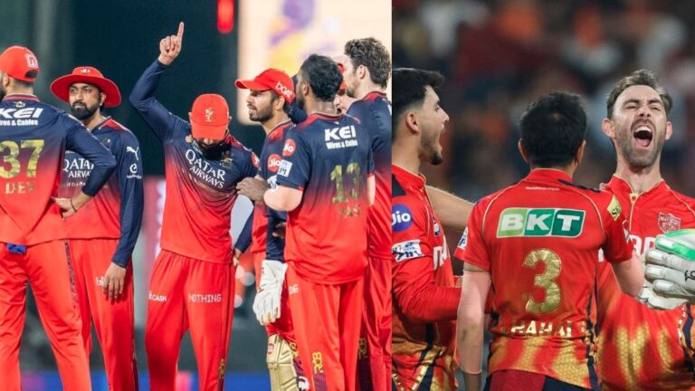 आईपीएल 2025 के 34वें मुकाबले में आज रॉयल चैलेंजर्स बेंगलुरु से भिड़ेगी पंजाब किंग्स
