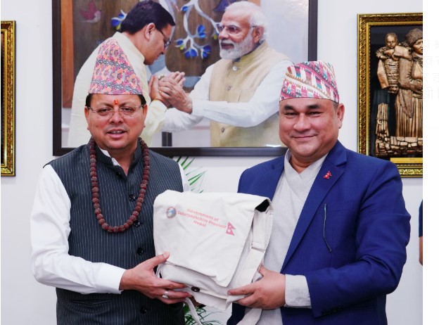 मुख्यमंत्री धामी से मिले नेपाल के सुदूर पश्चिम प्रांत के मुख्यमंत्री, द्विपक्षीय सहयोग पर हुई चर्चा
