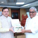 मुख्यमंत्री पुष्कर सिंह धामी ने केंद्रीय मंत्री भूपेन्द्र यादव से की मुलाकात