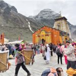 चार दिनों में बाबा केदार के दर्शनार्थियों की संख्या पहुँची 1 लाख के पार
