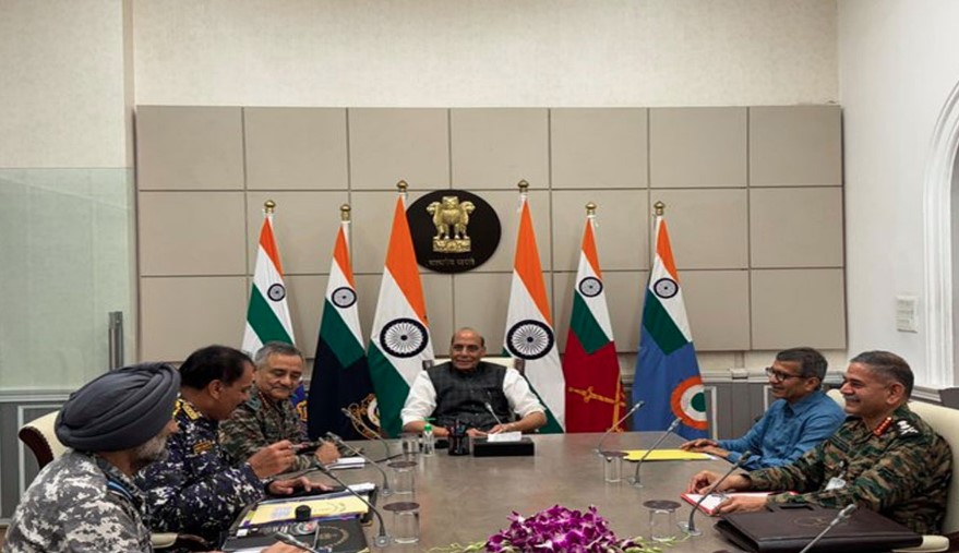 रक्षा मंत्रालय की उच्च स्तरीय बैठक, उभरते खतरों पर बनी रणनीति