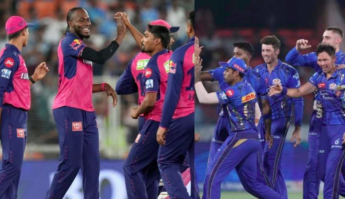 आईपीएल 2025– राजस्थान रॉयल्स और मुंबई इंडियंस के बीच मुकाबला आज